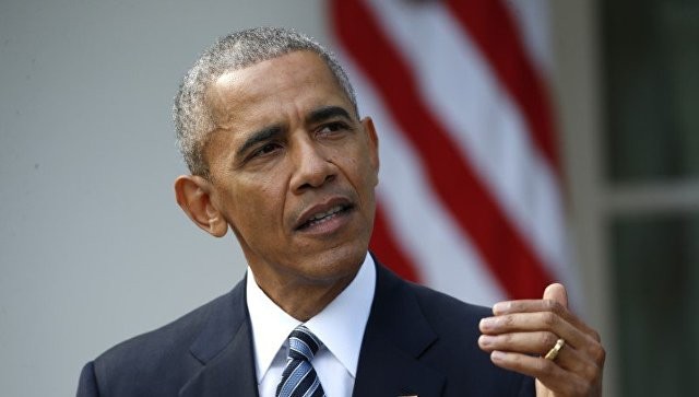 Tổng thống Mỹ Obama gọi Nga là siêu cường quân sự Tổng thống Mỹ Barack Obama gọi Nga là siêu cường quân sự. Ảnh: Reuters