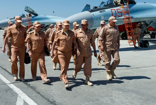 Nga biến căn cứ Hmeymim thành pháo đài Ảnh: Sputnik