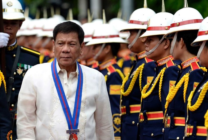 THẾ GIỚI 24H: Tổng thống Philippines thăm Trung Quốc lần hai? Tổng thống Philippines Rodrigo Duterte. Ảnh: Star