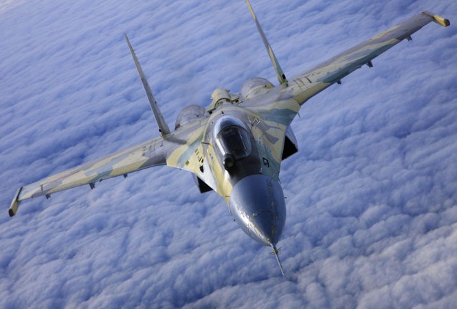 Thêm tính năng đáng kinh ngạc của siêu tiêm kích Su-35 Ảnh: Bộ Quốc phòng Nga
