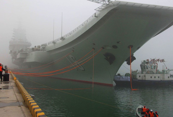 Lộ thời điểm Trung Quốc hạ thủy tàu sân bay thứ hai Ảnh: Sputnik
