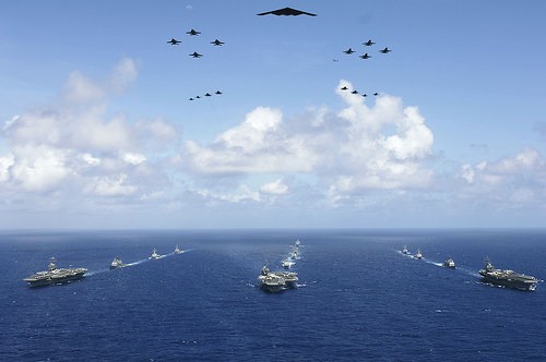 Mỹ lên kế hoạch tập trận đúng dịp Tổng thống Trump công du châu Á Ảnh: US Navy