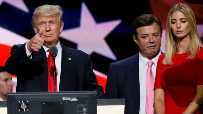 Nước Mỹ 'dậy sóng' trước chuyến công du châu Á của Tổng thống Trump Ảnh: BBC
