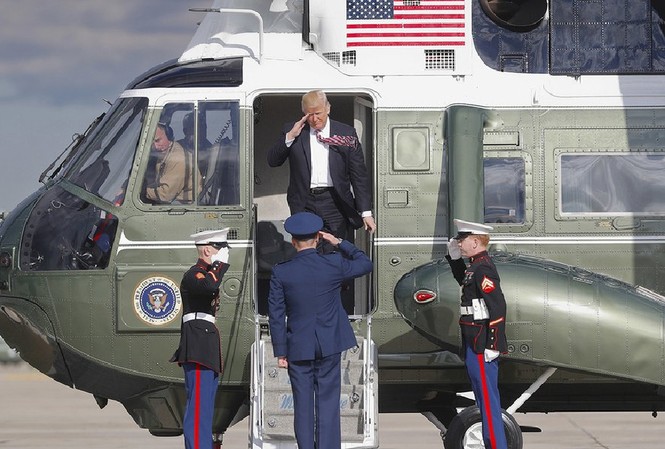 Nước Mỹ tất bật trước chuyến công du của Tổng thống Ảnh: WashingtonPost