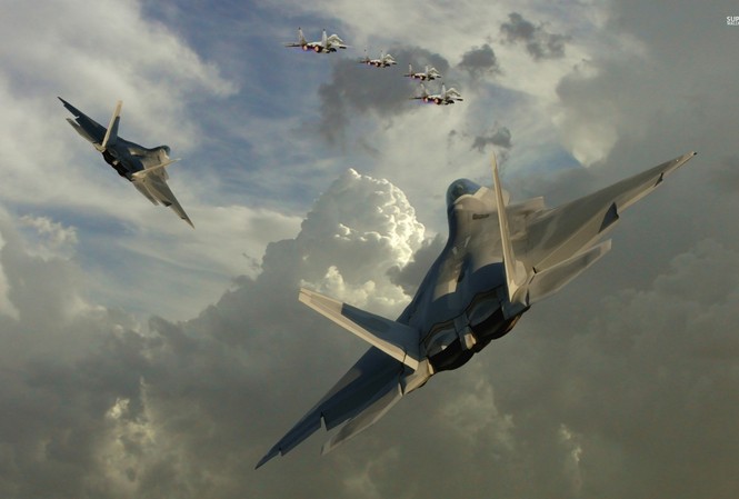Sự thật về việc ra đời hàng loạt tiêm kích F-22, F-35 Ảnh: TopWar