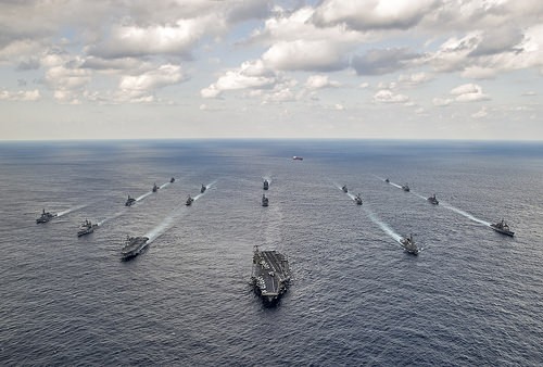 Nghiên cứu gây sốc: Mỹ có thể thất bại nếu chiến tranh với Nga, Trung Quốc Ảnh: US Navy
