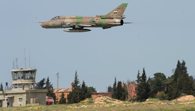 Máy bay chiến đấu Syria bị bắn hạ, phi công thiệt mạng Ảnh: RIA Novosti