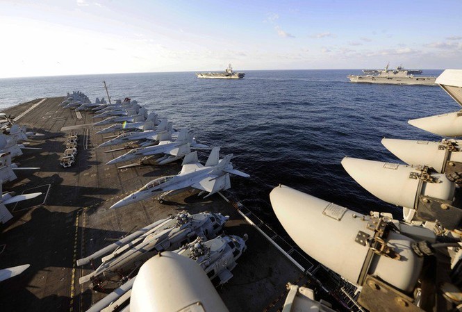 Mỹ thừa nhận bất lực trước siêu ngư lôi hạt nhân Status-6 của Nga Ảnh: US Navy
