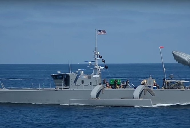 Mỹ sắp trình làng ‘thợ săn tàu ngầm’ không người lái Ảnh: US Navy