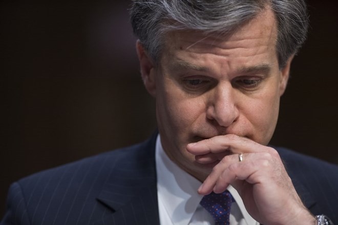 Giám đốc FBI trước áp lực từ chức tăng cao sau vụ xả súng ở Florida Giám đốc Cục Điều tra Liên bang Mỹ (FBI) Christopher Wray. (Nguồn: AFP)