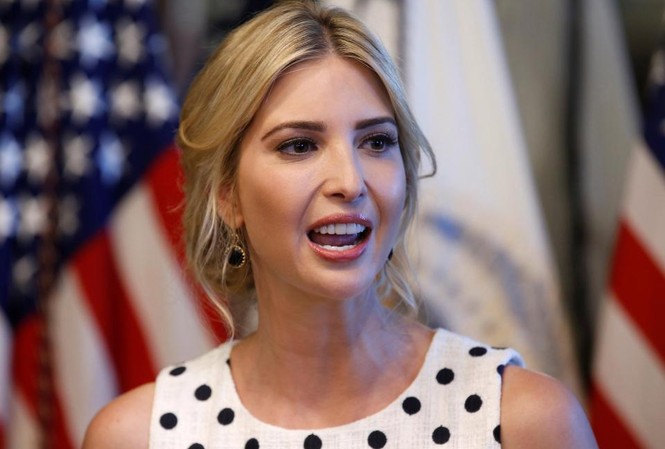 Truyền thông Hàn Quốc đưa tin chuyến thăm của con gái Tổng thống Trump Ảnh: The Sun