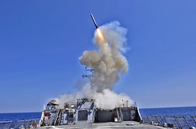 Mỹ ra điều kiện loại bỏ tên lửa hành trình hạt nhân trên biển Ảnh: US Navy