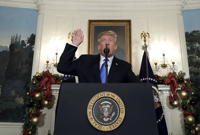 Ông Trump: Bản ghi nhớ ‘điều tra Nga’ là một sự thất bại Ảnh: AP