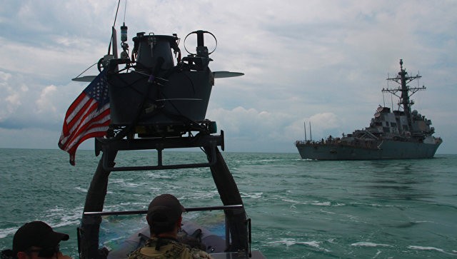 NATO đưa 4,5 vạn quân tập trận gần biên giới nước Nga Ảnh: US Navy