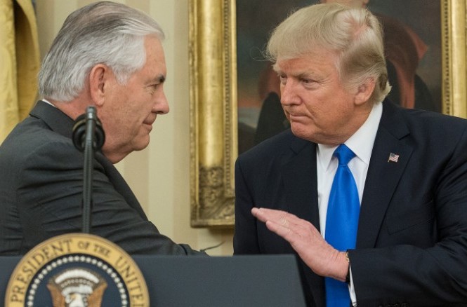 Đằng sau quyết định sa thải Ngoại trưởng Tillerson của ông Trump Ảnh: CNN