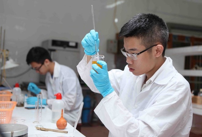 Đinh Quang Hiếu: Chàng trai vàng với những 'cú đúp' giải thưởng Đinh Quang Hiếu. (Ảnh: Quý Trung/TTXVN)