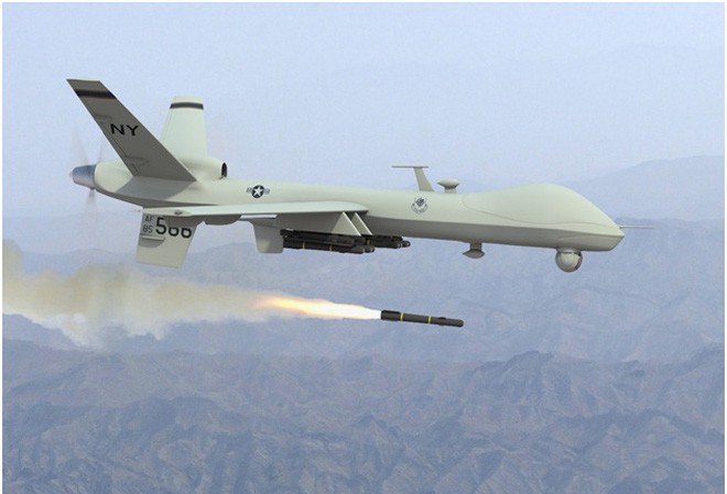 Mỹ thử thành công tên lửa không - đối - không trên UAV MQ-9 Reaper Mỹ thử thành công tên lửa không - đối - không trên UAV MQ-9 Reaper
