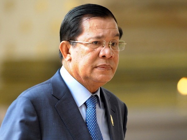 Thủ tướng Campuchia tới Việt Nam viếng Chủ tịch nước Trần Đại Quang Thủ tướng Campuchia Hun Sen. (Nguồn: AFP)