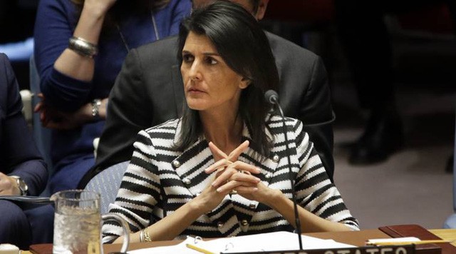 Đại sứ Mỹ tại Liên hợp quốc Nikki Haley bất ngờ từ chức Đại sứ Mỹ tại Liên hợp quốc Nikki Haley