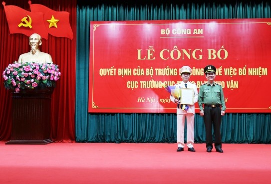 Bộ trưởng Bộ Công an bổ nhiệm nhân sự mới Bộ trưởng Bộ Công an bổ nhiệm nhân sự mới