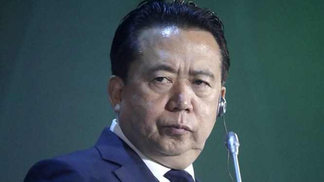 Khai trừ cựu chủ tịch Interpol Mạnh Hoành Vĩ khỏi CPPCC cựu chủ tịch Interpol Mạnh Hoành Vĩ. Ảnh: AFP