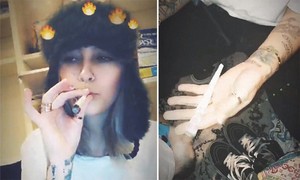 Con gái Michael Jackson gây sốc khi đăng video hút cần sa Con gái Michael Jackson gây sốc khi đăng video hút cần sa