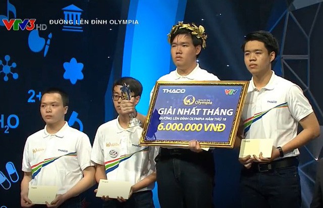 Nam sinh 'thi Tuần không đối thủ' bật khóc vì thua ở thi tháng Olympia Nhựt Thịnh là người có được Vòng nguyệt quế ở cuộc thi Tháng 1 Quý 3.