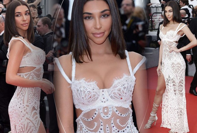 Diện váy ren mỏng tang, Chantel Jeffries hút mọi ánh nhìn ở Cannes Diện váy ren mỏng tang, Chantel Jeffries hút mọi ánh nhìn ở Cannes