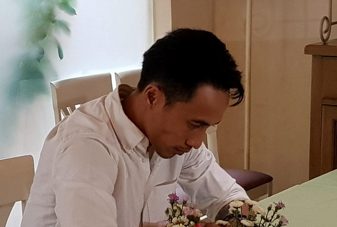 Phạm Anh Khoa họp báo, nói xin lỗi đến Phạm Lịch, Nga My, M.P Phạm Anh Khoa tại buổi họp báo chiều nay, 15/5. Ảnh: Zing