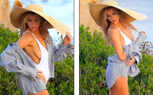 'Biểu tượng sex' Charlotte McKinney tạo dáng đầy khiêu khích 'Biểu tượng sex' Charlotte McKinney tạo dáng đầy khiêu khích
