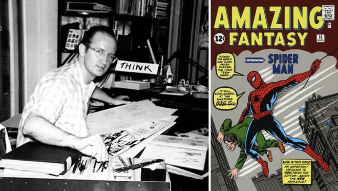 Cha đẻ 'Người Nhện' qua đời bí ẩn ở tuổi 90 Steve Ditko là nghệ sĩ truyện tranh huyền thoại nhưng sống ẩn dật nên không nổi tiếng như Stan Lee. Ảnh: Hollywood Reporter.