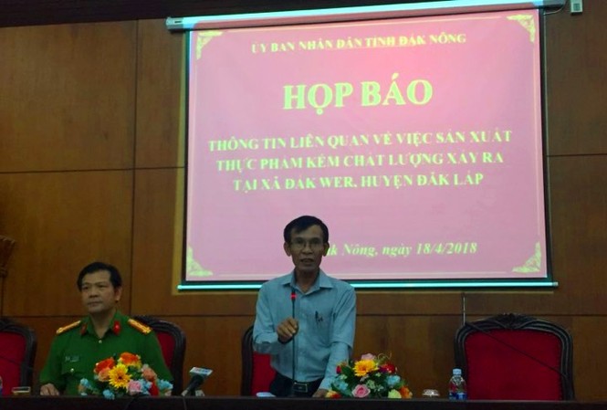 Tỉnh Đắk Nông thông tin vụ nhuộm đen cà phê bằng pin con Ó Tỉnh Đắk Nông thông tin vụ nhuộm đen cà phê bằng pin con Ó