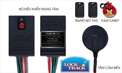 Khóa chống trộm xe máy không dùng pin Khóa chống trộm xe máy Lock&Track VG 1.2L.