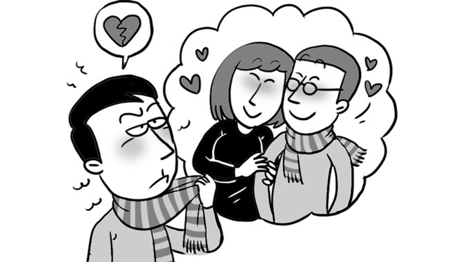 Tôi tức điên vì quàng khăn người yêu cũ của bạn gái Tôi tức điên vì quàng khăn người yêu cũ của bạn gái