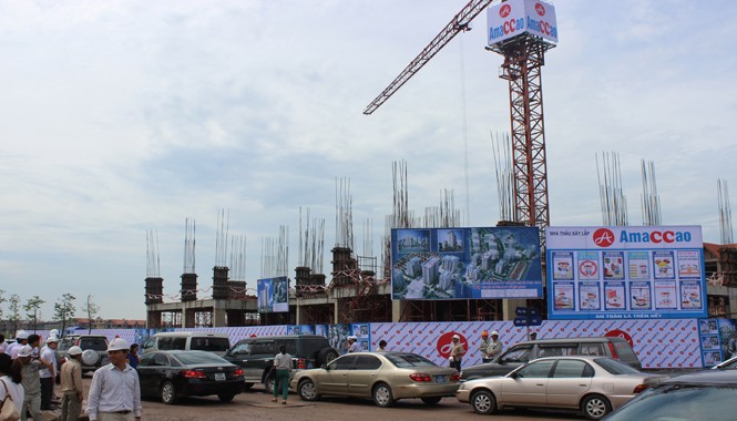 Ngân hàng cho vay BĐS: Đón dòng tiền vào nhà giá rẻ Khu nhà ở xã hội Tây nam Linh Đàm.
