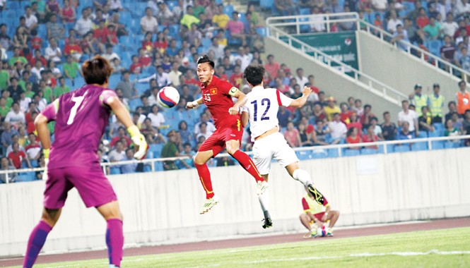 U23 Việt Nam: Chấn thương quá nhiều Một pha bóng trong trận Việt Nam - Hàn Quốc.