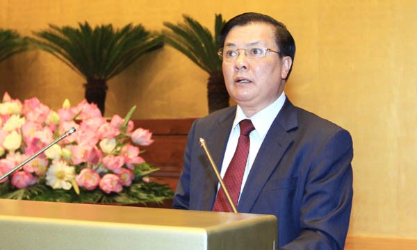 Bố trí ngân sách trung ương cho một số dự án còn sai sót Bộ trưởng Bộ Tài chính Đinh Tiến Dũng