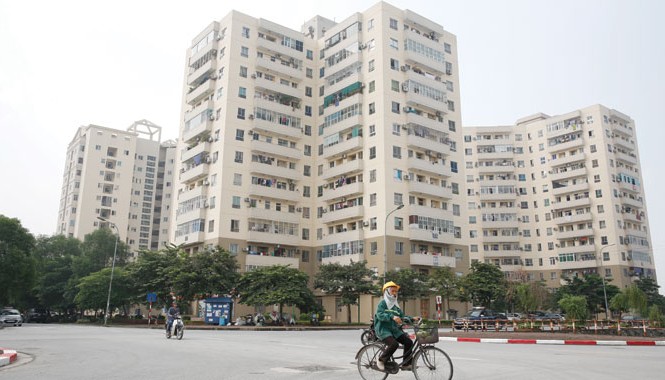 Sau các vụ cháy chung cư tại Hà Nội: Đòi có giấy PCCC mới mua nhà Khu chung cư cho người thu nhập thấp ở khu Nam Trung Yên, Hà Nội. Ảnh: Hồng Vĩnh.