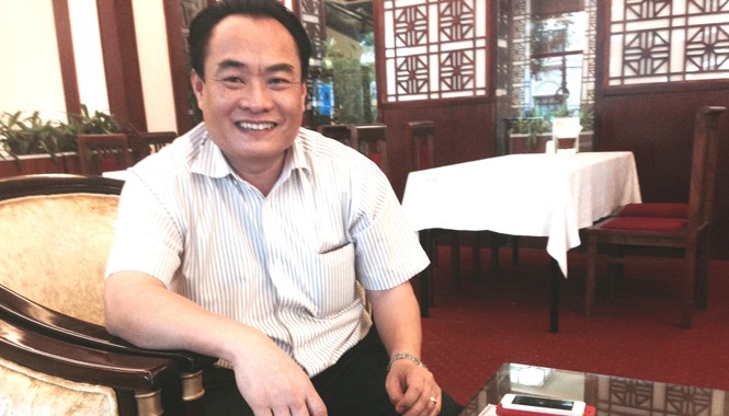 Ông Trần Đức Trung dọa kiện vì bị thu thẻ nhà báo Ông Trần Đức Trung. Ảnh: TK.