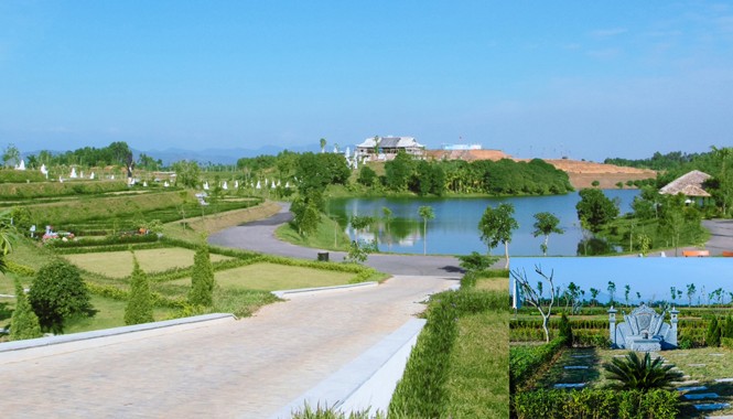 Công viên kết hợp nghĩa trang lên ngôi Công viên Nghĩa trang Thiên Đức.