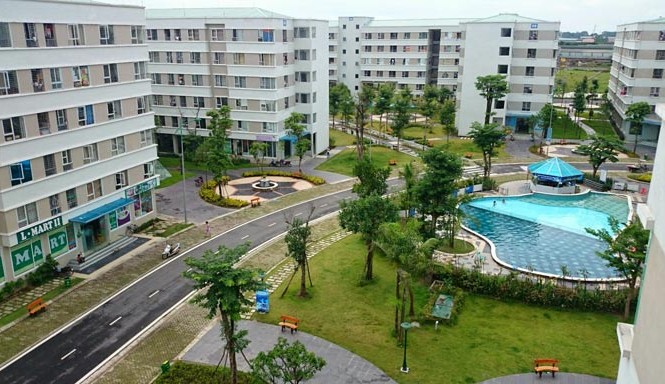 Quỹ nhà cho người nghèo đô thị đi đâu? Nhà ở xã hội Đặng Xá (Gia Lâm, Hà Nội) là một trong những dự án ít ỏi được chuyển đổi từ quỹ đất 20%. Ảnh: Như Ý.