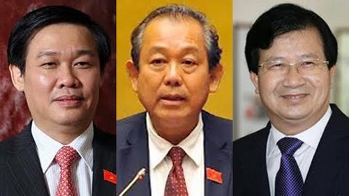 Người mới, gánh nặng cũ 3 tân Phó Thủ tướng: Vương Đình Huệ, Trương Hòa Bình, Trịnh Đình Dũng