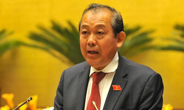 Kiểm tra thông tin ống xả thải khổng lồ dưới biển Vũng Áng Phó Thủ tướng Trương Hòa Bình