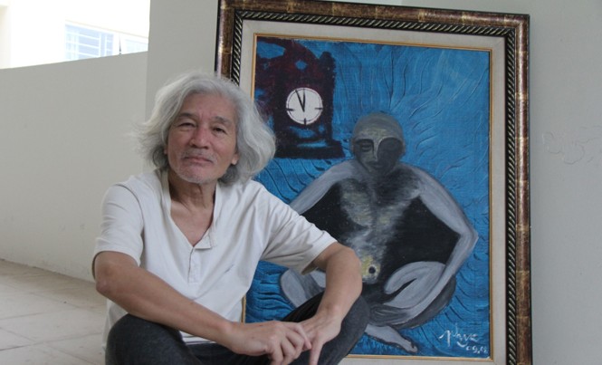 Nguyễn Khắc Phục, nhớ nghĩ ngày xa Nhà văn Nguyễn Khắc Phục (1947-2016). Ảnh: Nguyễn Đình Toán.