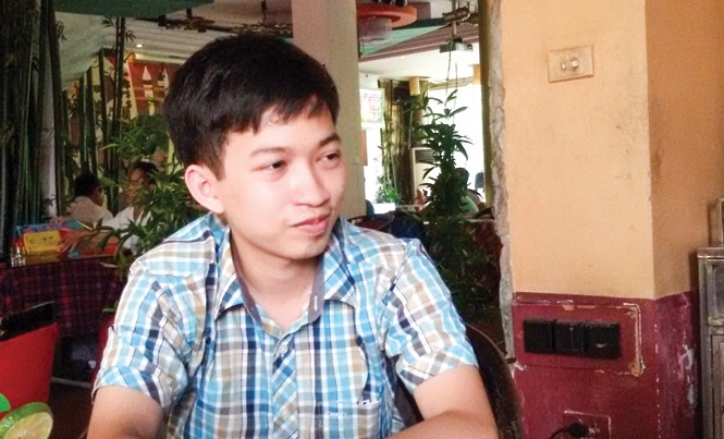 Cử nhân ngoại thương lên rừng khởi nghiệp Trịnh Huy Minh. Ảnh: Nghiêm Huê.