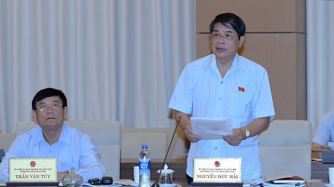 Báo cáo về Formosa, bauxite, các dự án nghìn tỷ 'đắp chiếu' Chủ nhiệm Ủy ban Tài chính Ngân sách của QH Nguyễn Đức Hải đề xuất nên có báo cáo riêng về Formosa tại Kỳ họp thứ 2 QH khóa XIV.