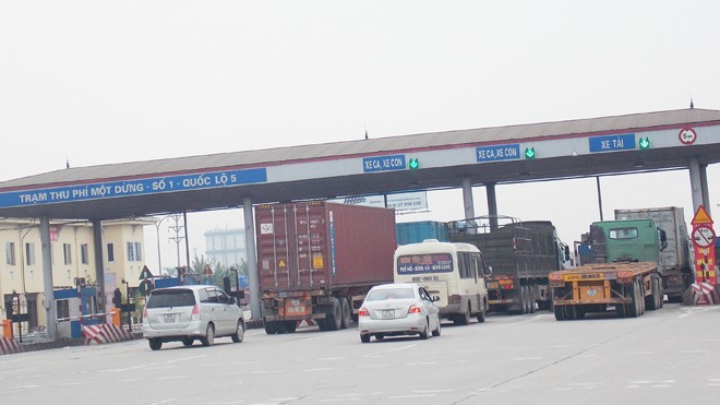 Trạm thu phí trên QL18 bị tố gian lận, nhà đầu tư nói gì? Các trạm thu phí trên QL5 có doanh thu trung bình 1,6 tỷ đồng/ngày. Ảnh: Anh Trọng.