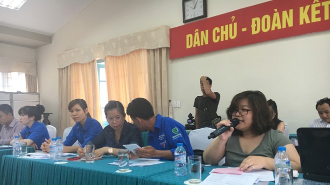 Chiến lược phát triển thanh niên Việt Nam 2016-2020: Đề xuất nhiều đề án mới Thanh niên tham gia góp ý kiến tại hội thảo. Ảnh: P.H.