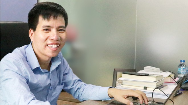 Tác giả của những phần mềm ứng dụng khủng Giám đốc Trung tâm phần mềm và công nghệ (Công ty Tecapro, Bộ Quốc phòng) Vũ Văn Luật.