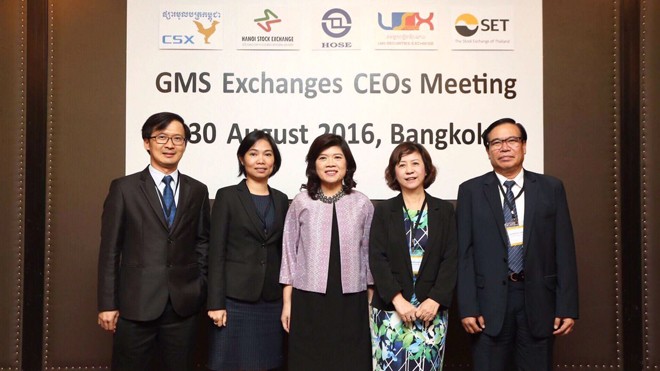 Hội nghị CEO các sở GDCK Tiểu vùng sông Mê Kông Lãnh đạo HNX tham dự Hội nghị TGĐ các Sở GDCK GMS tại Thái Lan.